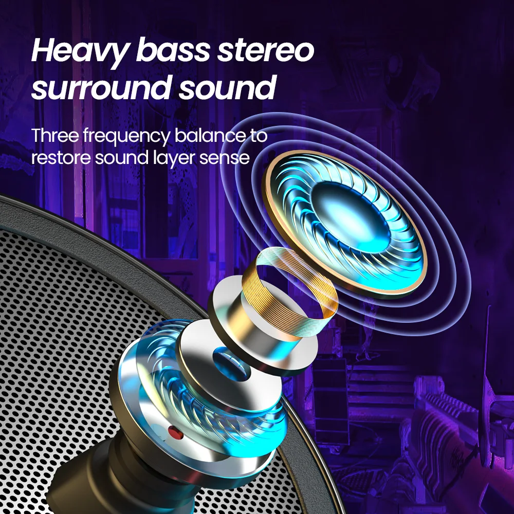 E-Sports Gaming Headset Hifi Stereo Wired headphones 3.5mm Jack/Type-C In-Ear dual Mic Gaming Earphone Wired Earbud For Xiaomi 4