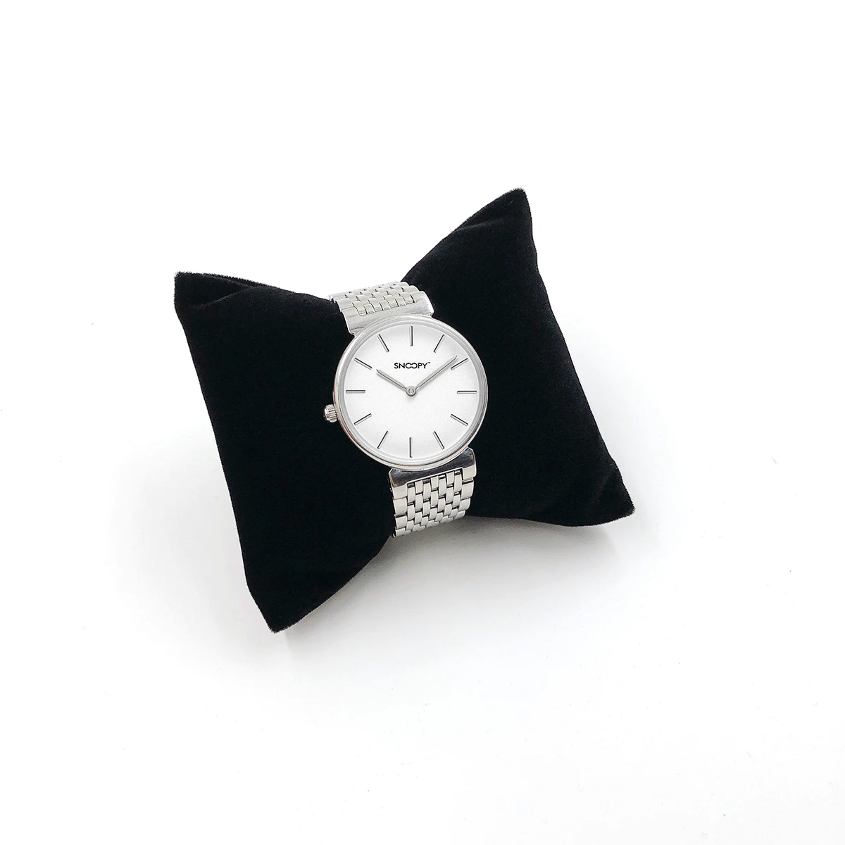 1pcs Bracelet Watch Display Pillow Velvet PU Leather Linen Jewelry Case Bangle Cushion Holder Show Photography Prop Wholesale