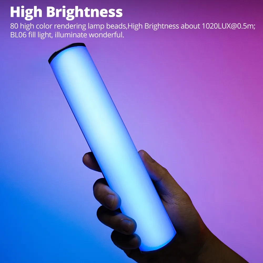 AMBITFUL BL-06 RGB Handheld LED Video and Photography Light Stick