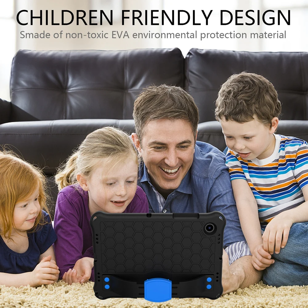 para Samsung Galaxy Tab a8 2022 Case à Prova de Choque Tablet Capa para Galaxy a8 10.5 Sm-x200 X205 com Alça de Ombro Ficar Case Crianças - Imagem 2