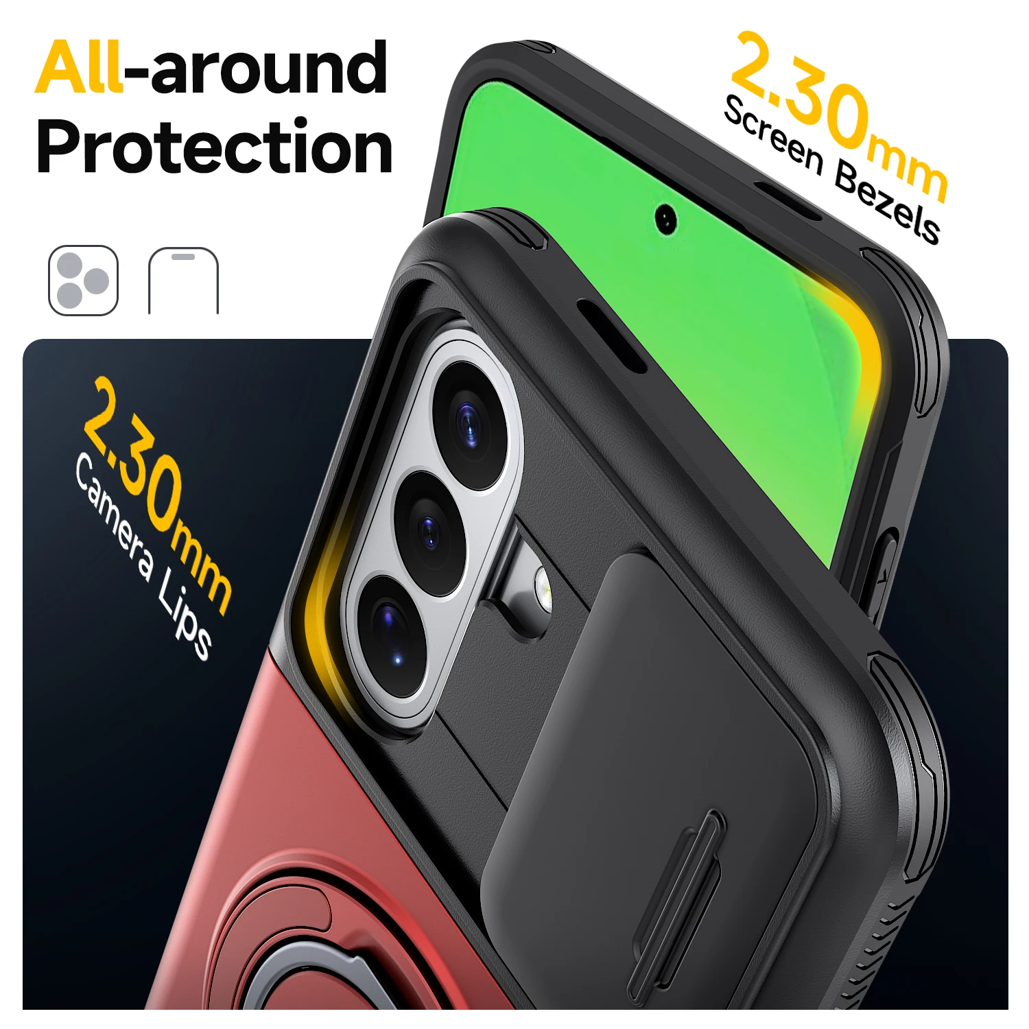 Kickstand Phone Case with Hidden Card Slot