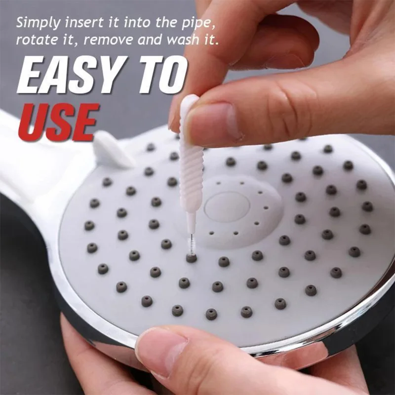 

Cleaning Brushes Pore Gap Cleaner Anti-clogging Small Brush Bathroom Shower Head Cleaning Brushes Household Cleaning Tools