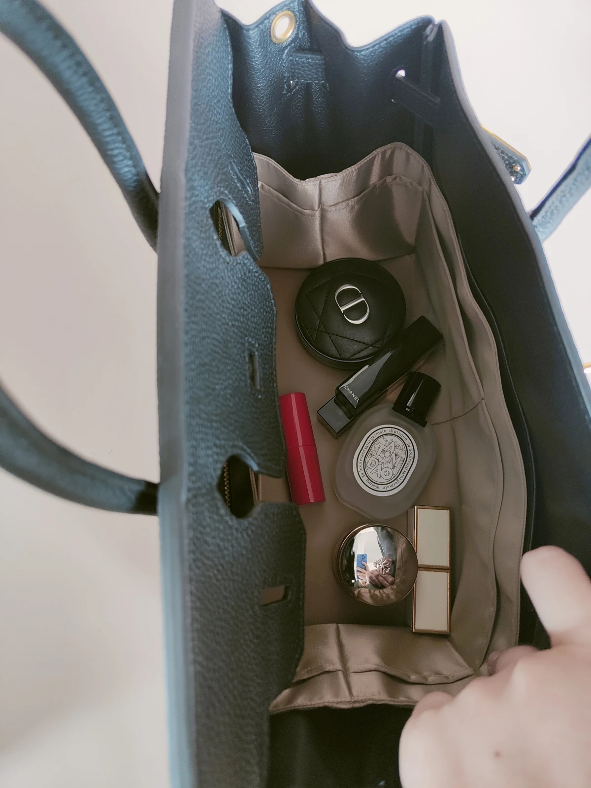 Fits For H Bir kin 25 30 35 Organizer Insert High Density Waterproof Satin Light Suitable innerbag for Birkins 6