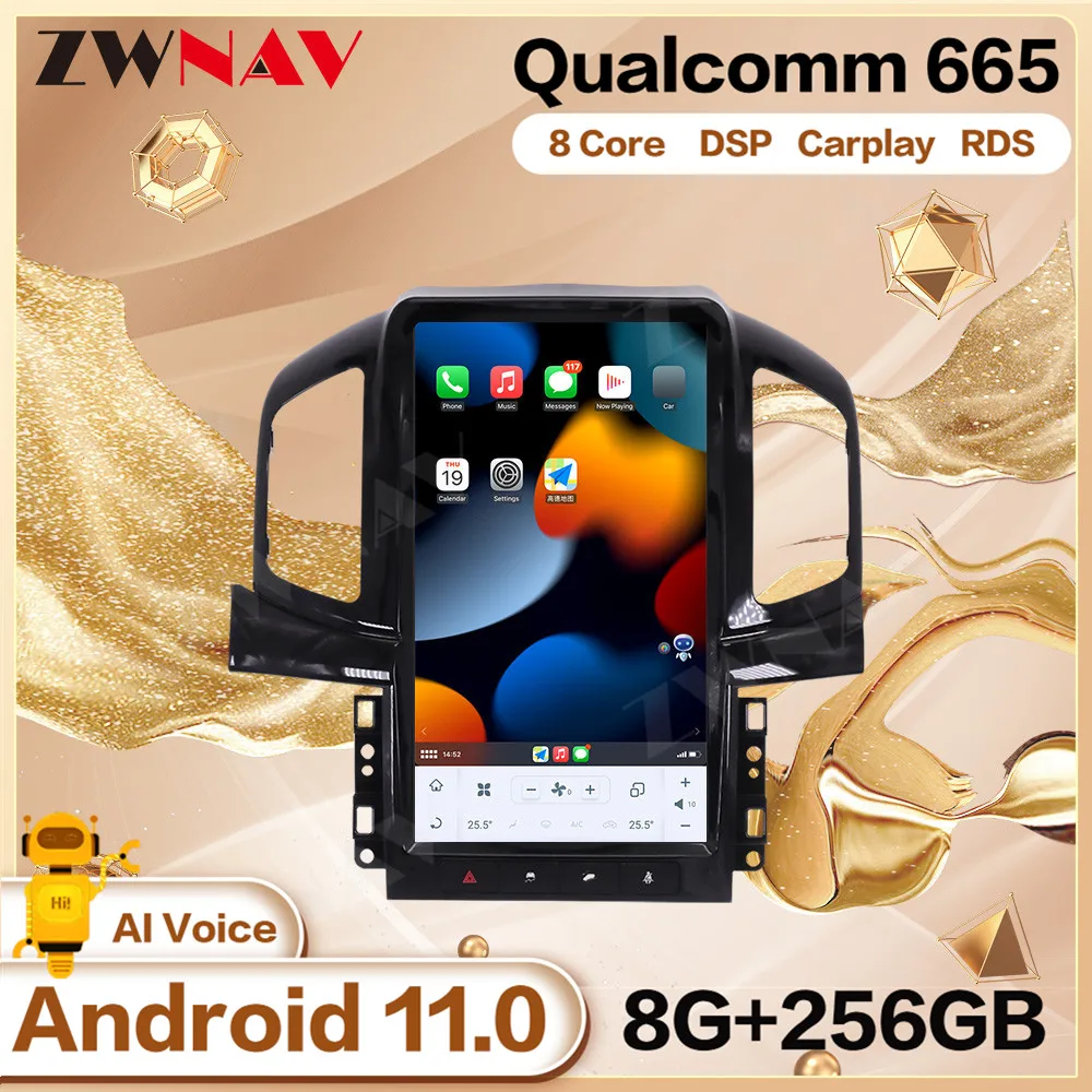 

Qualcomm Tesla Screen Android 11 Automotive Multimedia Player For Chevrolet Captiva 2013 2014 2015 2016 2017 GPS Radio Head Unit