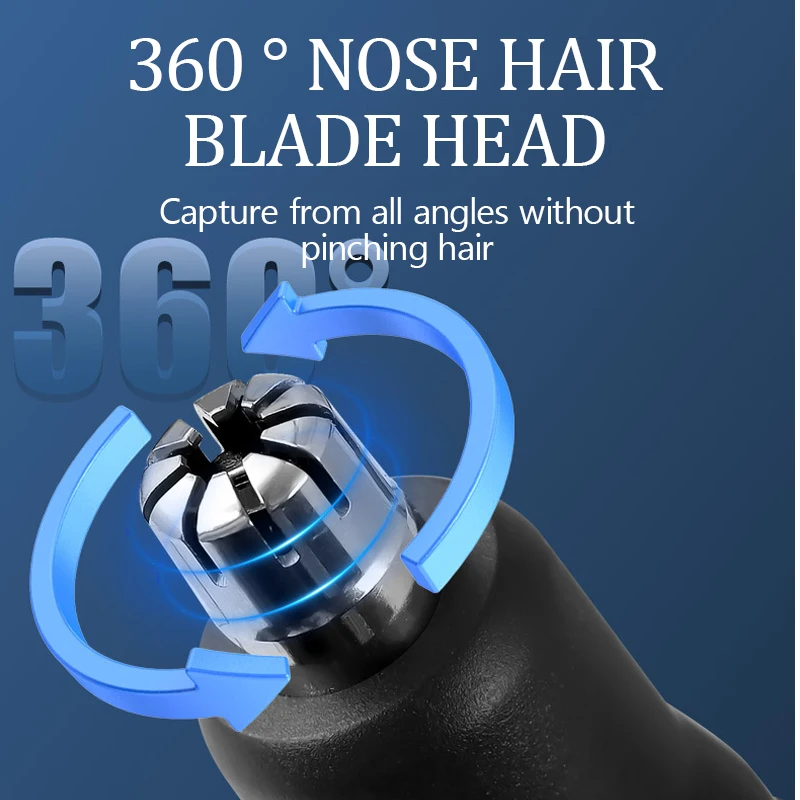 Kemei Nose Hair Trimmer KM-385 portable all-in-one nose hair trimmer for full body washing and eyebrow trimming ﻿