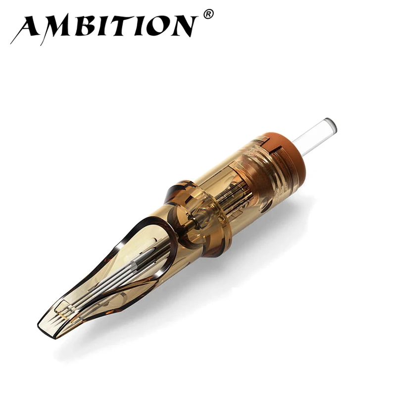 Ambition Premium Tattoo Cartridge Needle 20pcs 0.30mm Curved Magnum Round Magnum1005rm 1007rm 1009rm 1011rm 1013rm 1015rm 1017rm