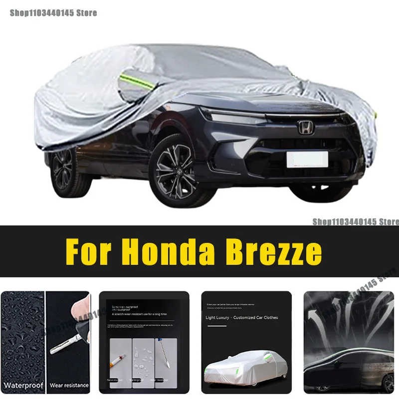 

Full Car Covers Outdoor Sun UV Protection Dust Rain Snow Oxford cover Protective For Honda Brezze Accessories