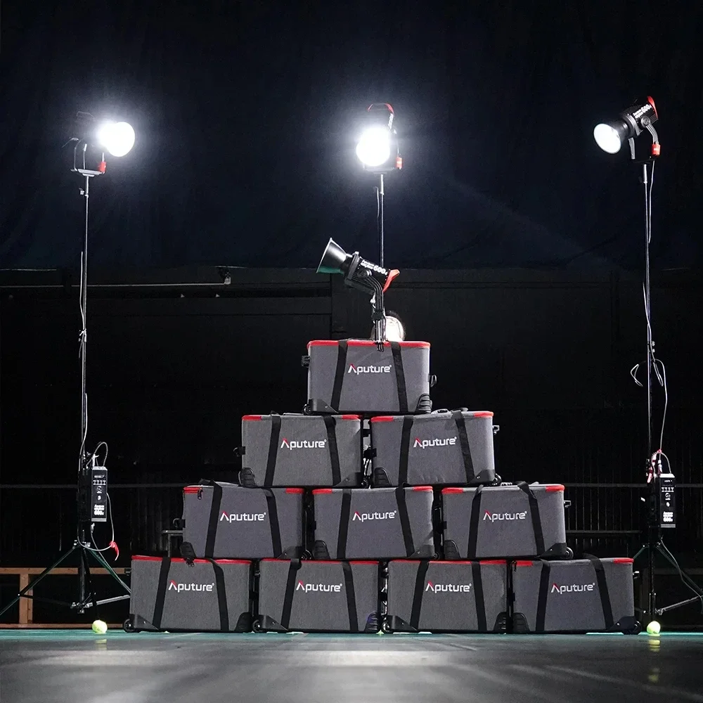 Aputure LCD 전문 휴대용 비디오 사진 램프 V 마운트, COB LED 라이트, 폭풍 일광 적응형 밝기, LS600D, 600W