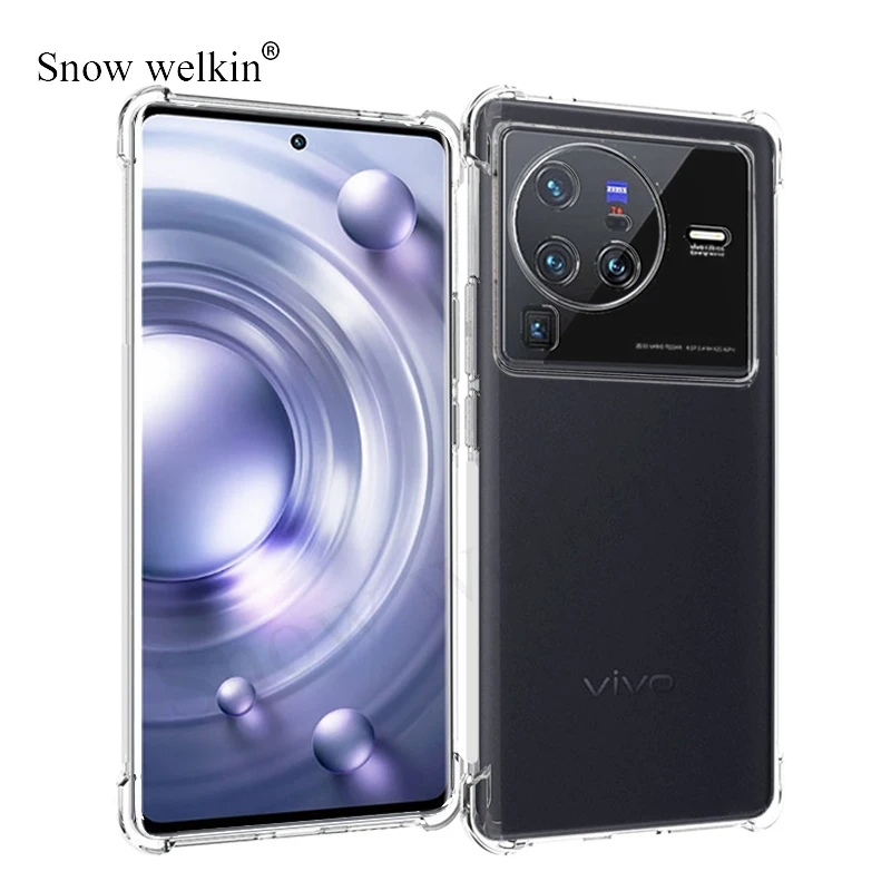 Clear Soft TPU Shockproof Back Cover with Airbag Buffer - Full Protection Case