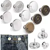 5/10/20Pcs Button Pins for Loose Jeans No Sew Instant Replacement Snap Tack Pant Button Adjustable Metal Pants Button Tightener 1
