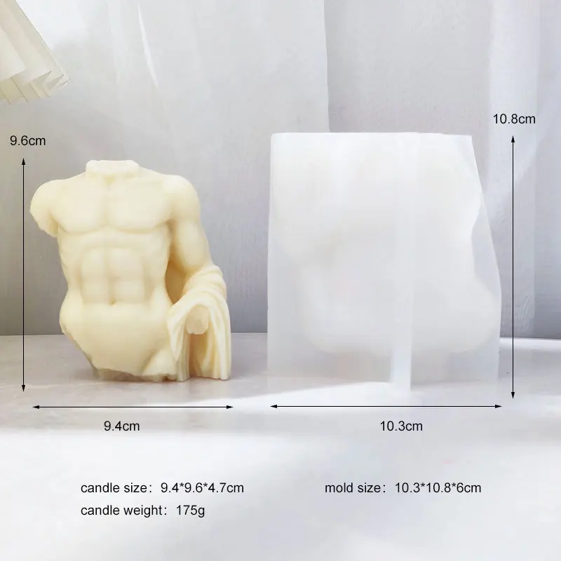 3D Gesichts-Silikonform Für Kerzen & Seife - Hitzebeständig Bis 230°C Für DIY Handwerk