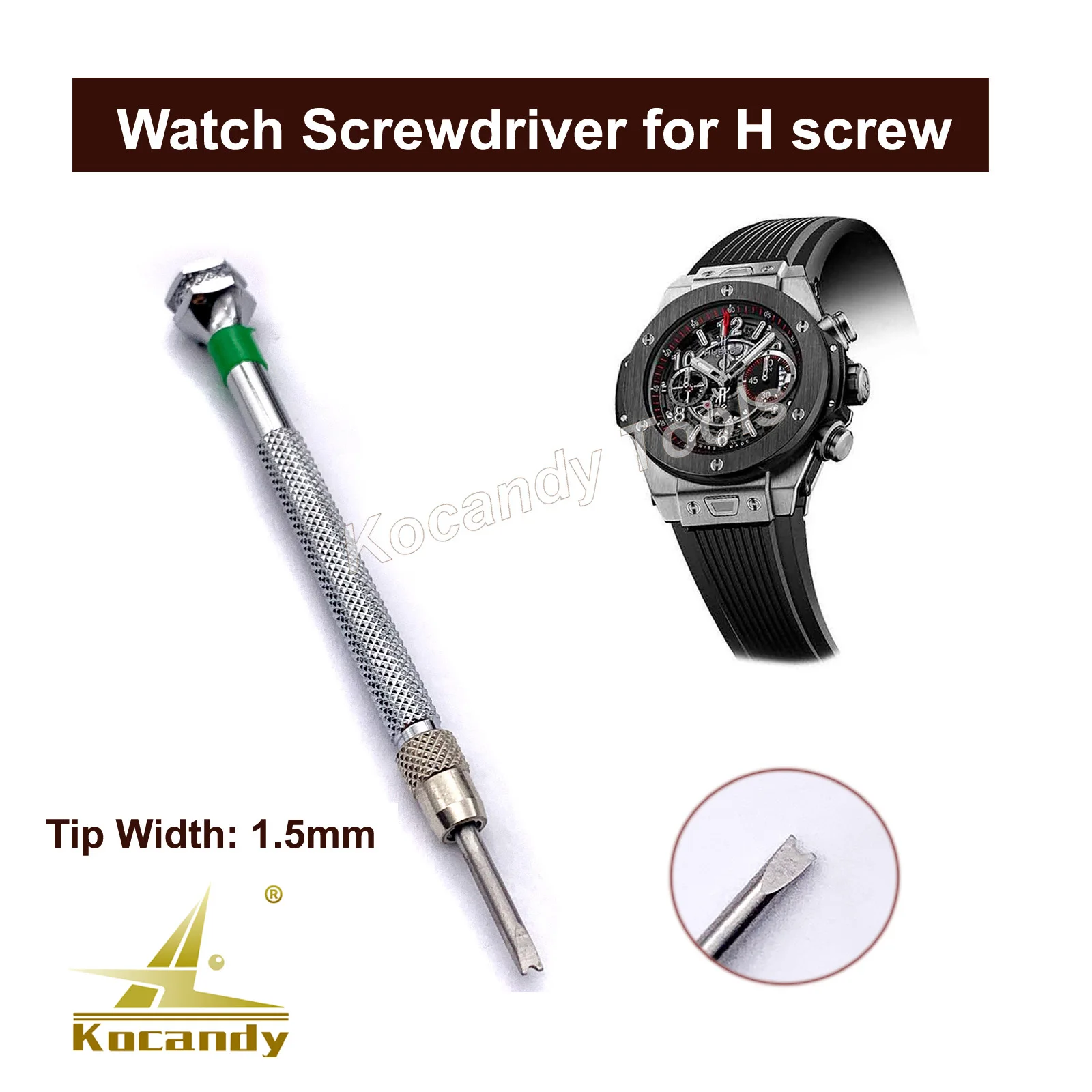 Cacciavite Per Orologio Per H Screw Hublot Watch Bezel Band Strap Repair Tool-Lama A Doppia Testa