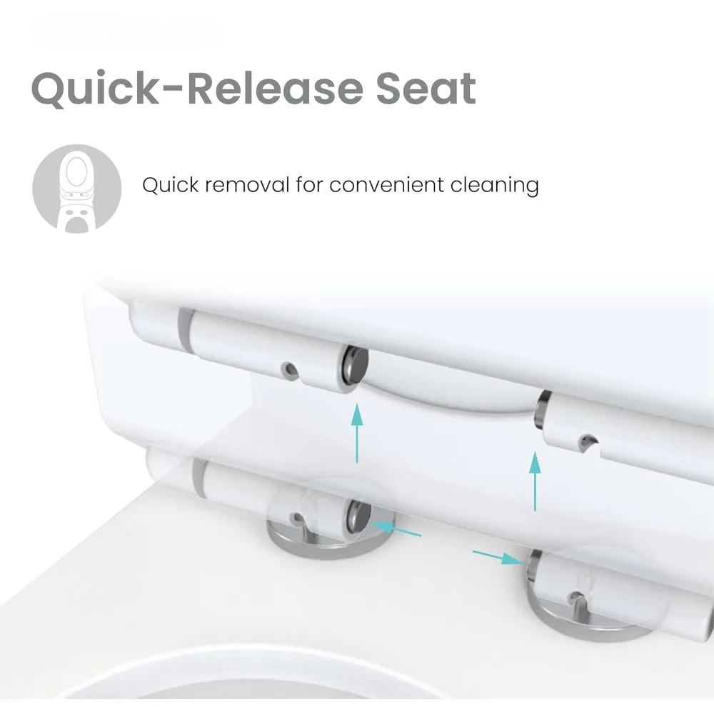 Carre One-Piece Square Toilet Dual-Flush 1.1/1.6 gpf, Touchless White, squat potty, toliet 2