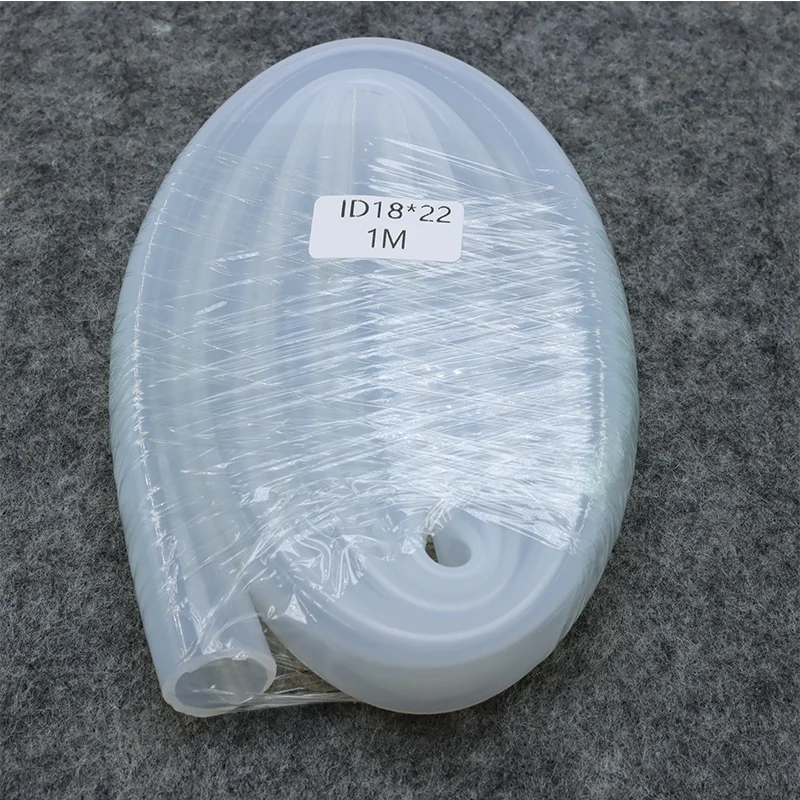 Premium Food Grade Flexible Silicone Rubber Tube - Clear, Transparent, Nontoxic, and Durable