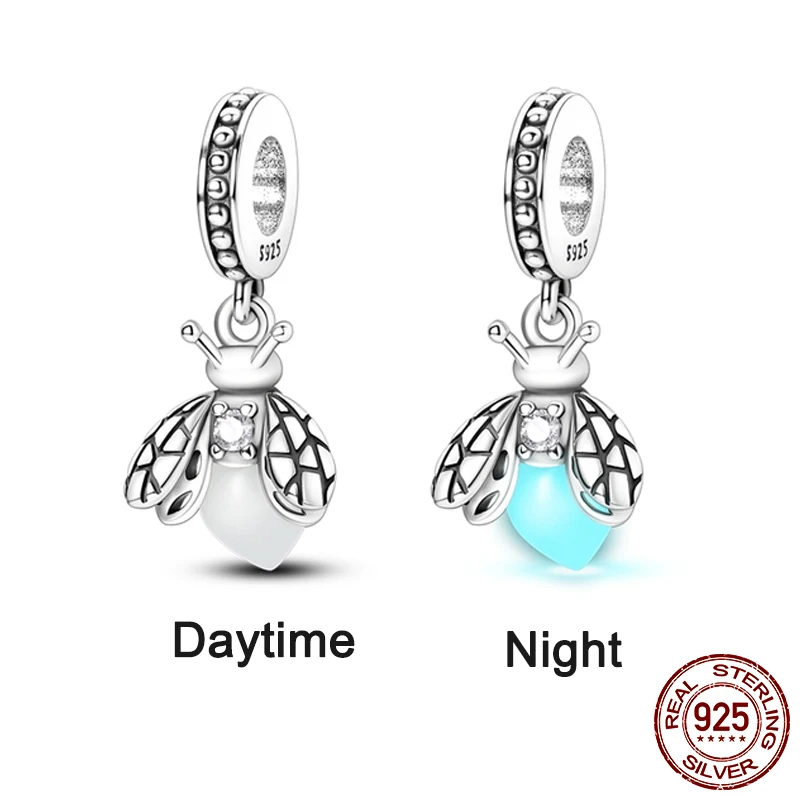 Sterling Silver Pendant Charms Key Ring Bag Holder