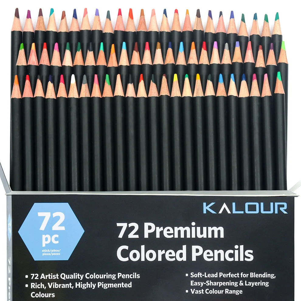 Colored Pencils 72 Count Color Pencil Set for Adult Coloring, Soft Core  Drawing Supplies Sketching Pencils Coloring Kits, Kids - AliExpress