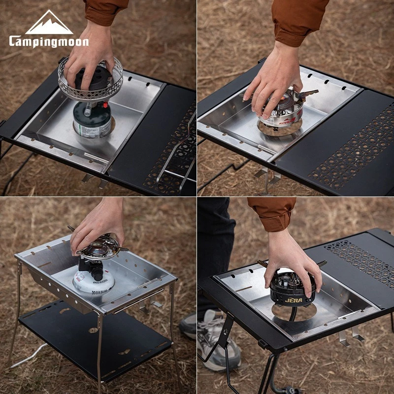 CAMPINGMOON CK-25PG Stainless Steel Korean Style Furnace Plate 6