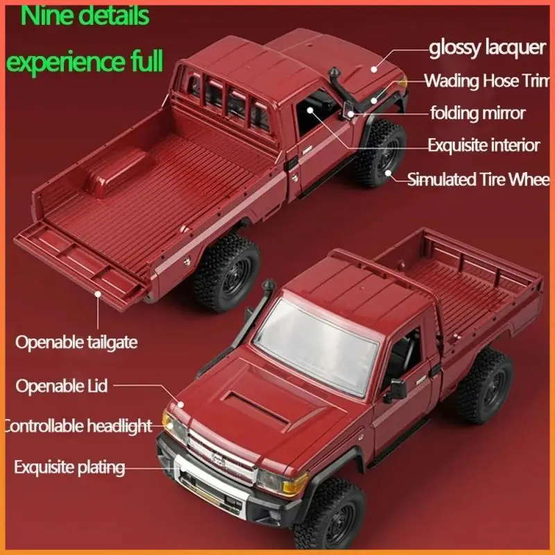 MN82 Remote Controlled Climbing Off-road Vehicle 1:12 Full Scale 4WD for Toyota LC79 Simulation RC Model Children Toy Rc Car 5