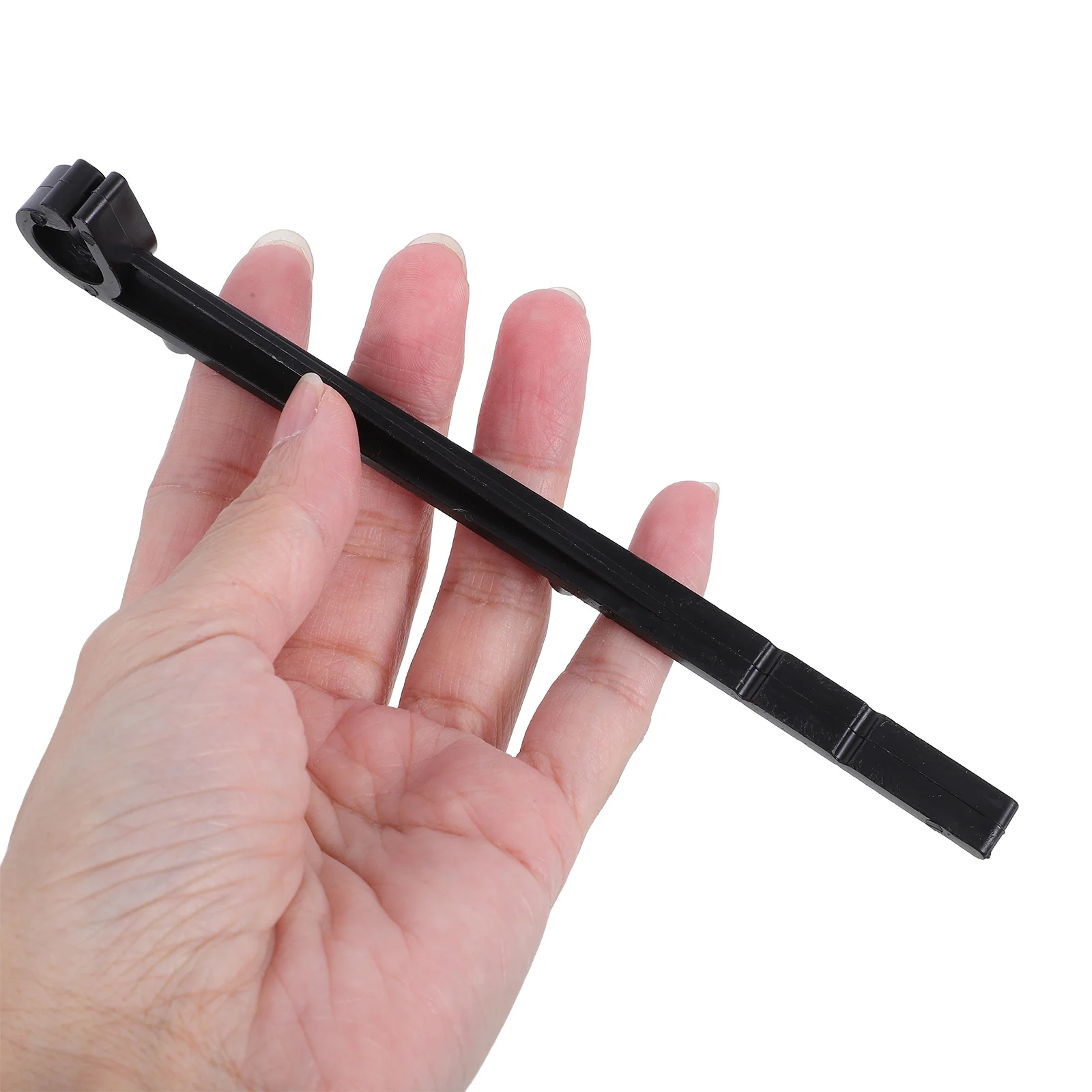 20pcs Black Straight Hook Filter Retaining Clips Gutter Brackets Secure Installation Rain Gutter Guard Maintenance