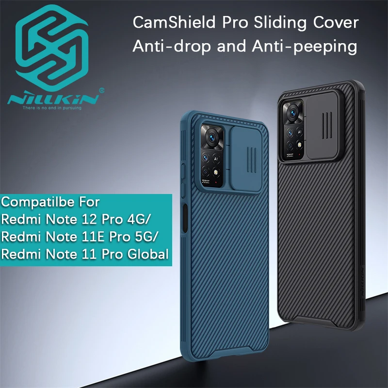 Чехол для телефона Nillkin для Xiaomi Poco X6 Pro/X5 Pro/Redmi K70E/Note 11 Pro/Note 13 Pro +/Note 12 Pro CamShield Pro