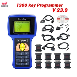 Programming Tools T300 Key Programmer V23.9 Full English / Spanish Key Matching Instrument for Car Keys Power Upgrade Repair