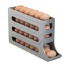Refrigerator Egg Storage Box, 4 Tier Rolling Egg Holder Dispenser, Kitchen Automatic Scrolling Egg Holder Kitchen 3