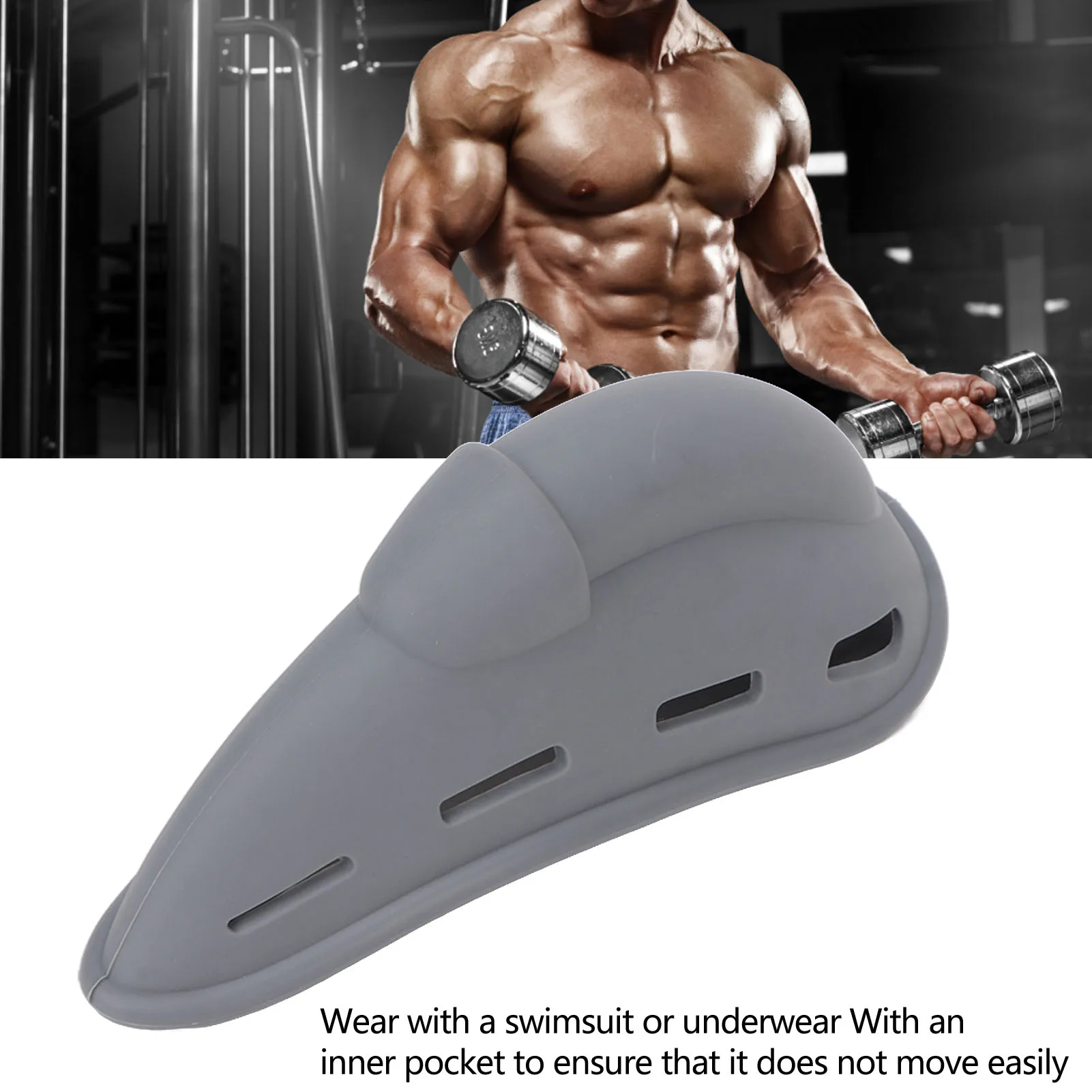 Men Foreskin Cover Stereo Shape Prevent Friction Breathable Soft Silicone Circumcision Protective Cup Men Bulge Pouch Cover