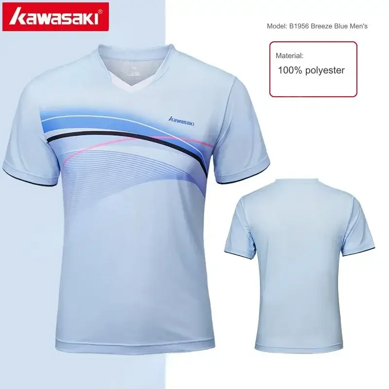 Kawasaki badminton T-shirts ,sport clothes, jersey,for men women ，for tennis volleyball,quick dry polo,B2956