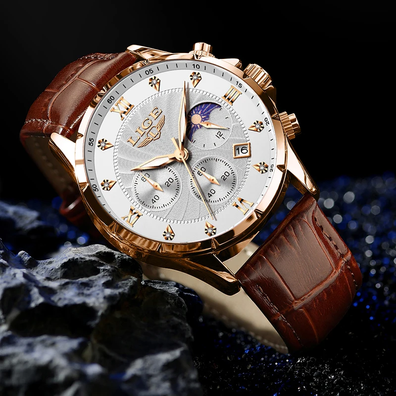 2024 الساعات الفاخرة الرجال LIGE العلامة التجارية...