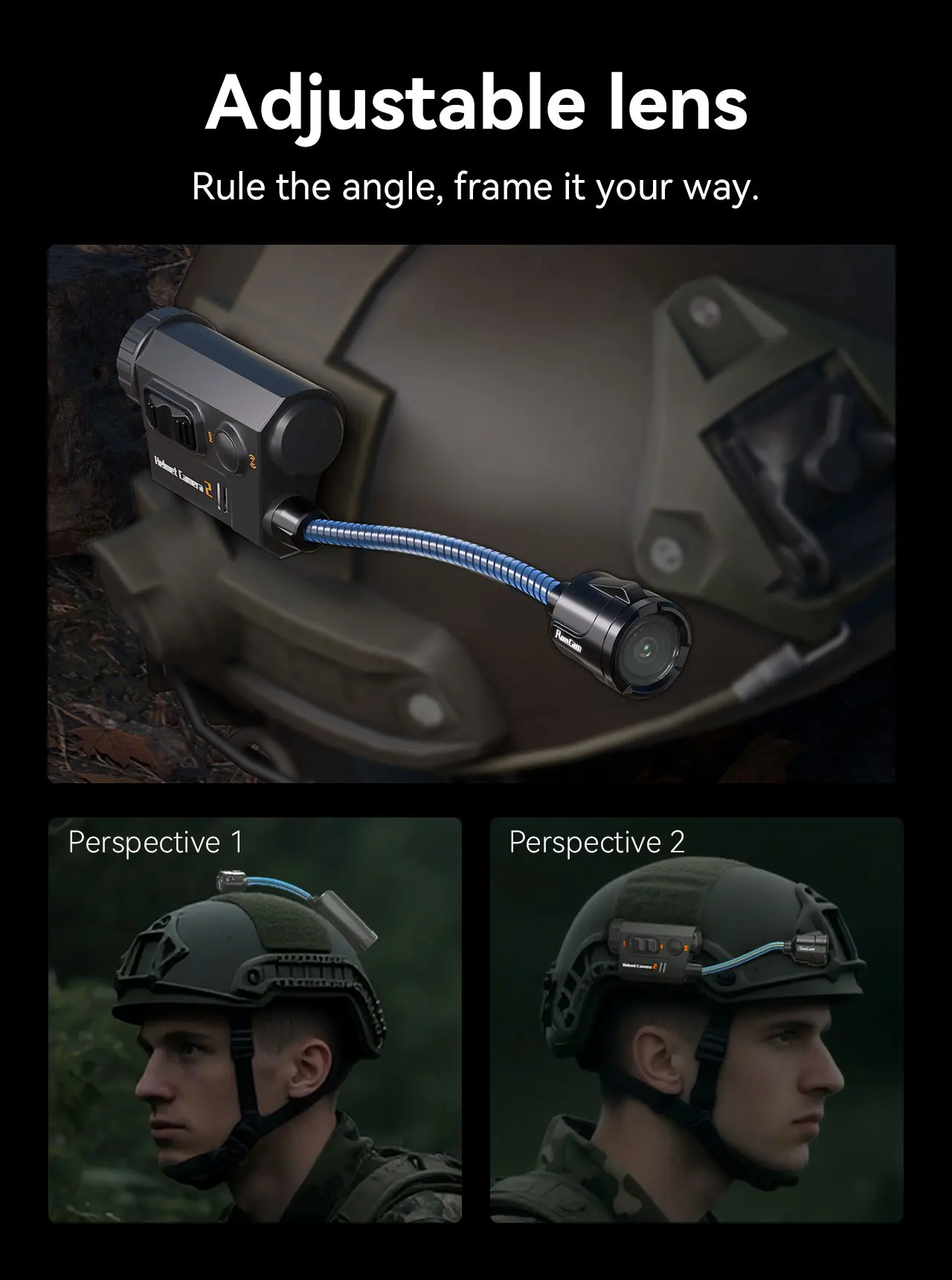 RunCam Helmet Camera 2 Helmetcam2  Night Recording Adjustable Lens Video Action Camera Repair Parts thumbnail 6