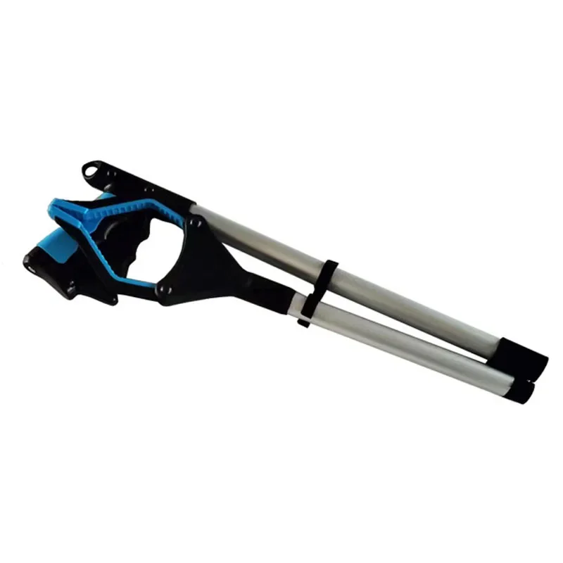 مشبك تمديد نفايات قابل للطي بطول 32 بوصة، مع عصا ا...