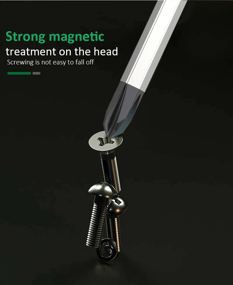 LAOA Schraubendreher Durchdringende Percussion Rutschfest Starkes magnetisches ergonomisches Design Schlagschraubendreher – Detail 11