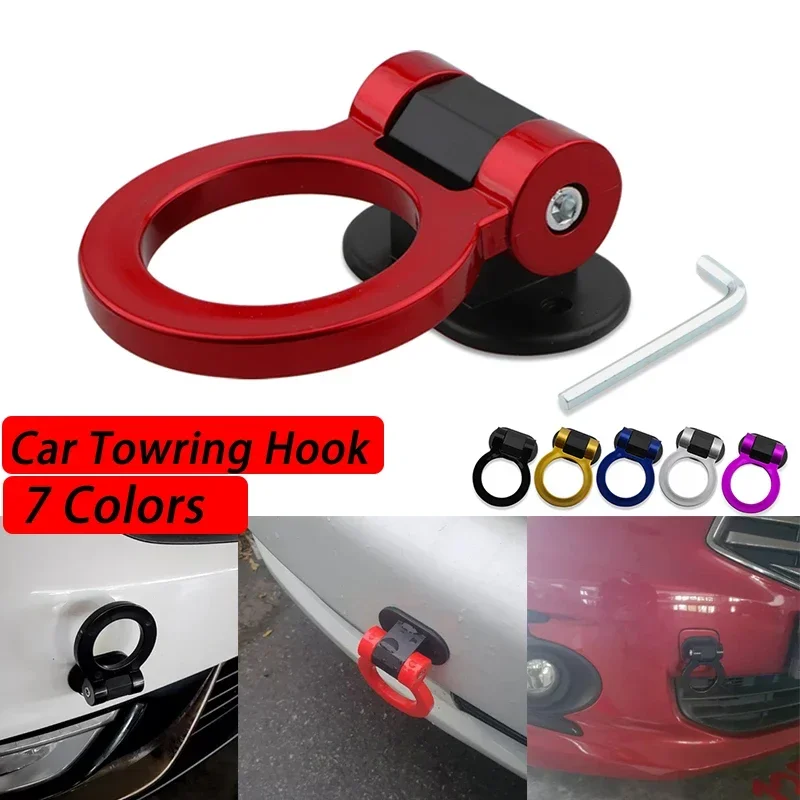 ABS Car Bumper Sticker Trailer Tow Hook Kit for JDM Racing