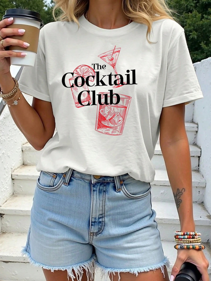 Funny Rose Red Lips Girl Pattern T Shirt Women Summer Comfortable Tops Soft T-Shirts Cotton All-Match Female Short Sleeve