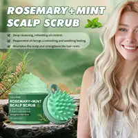 100g Rosemary Mint Scalp Scrub Deep Cleansing Refreshing Oil Control Rosemary Shampoo for Strengthens Hair Nourishing the Scalp 1