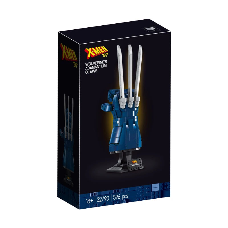 

IN STOCK MOC Creativity Adamantium Claws Building Blocks Model Assembling Fit 76250 596pcs Bricks Toys for Children Gift Set