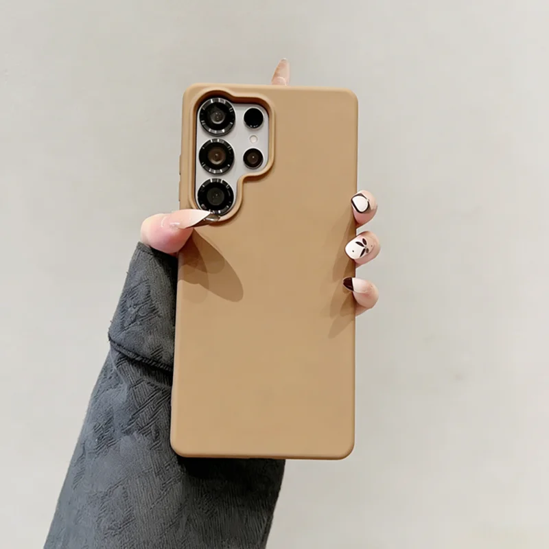 Ultra Liquid Silicone Flocking Candy Color Case