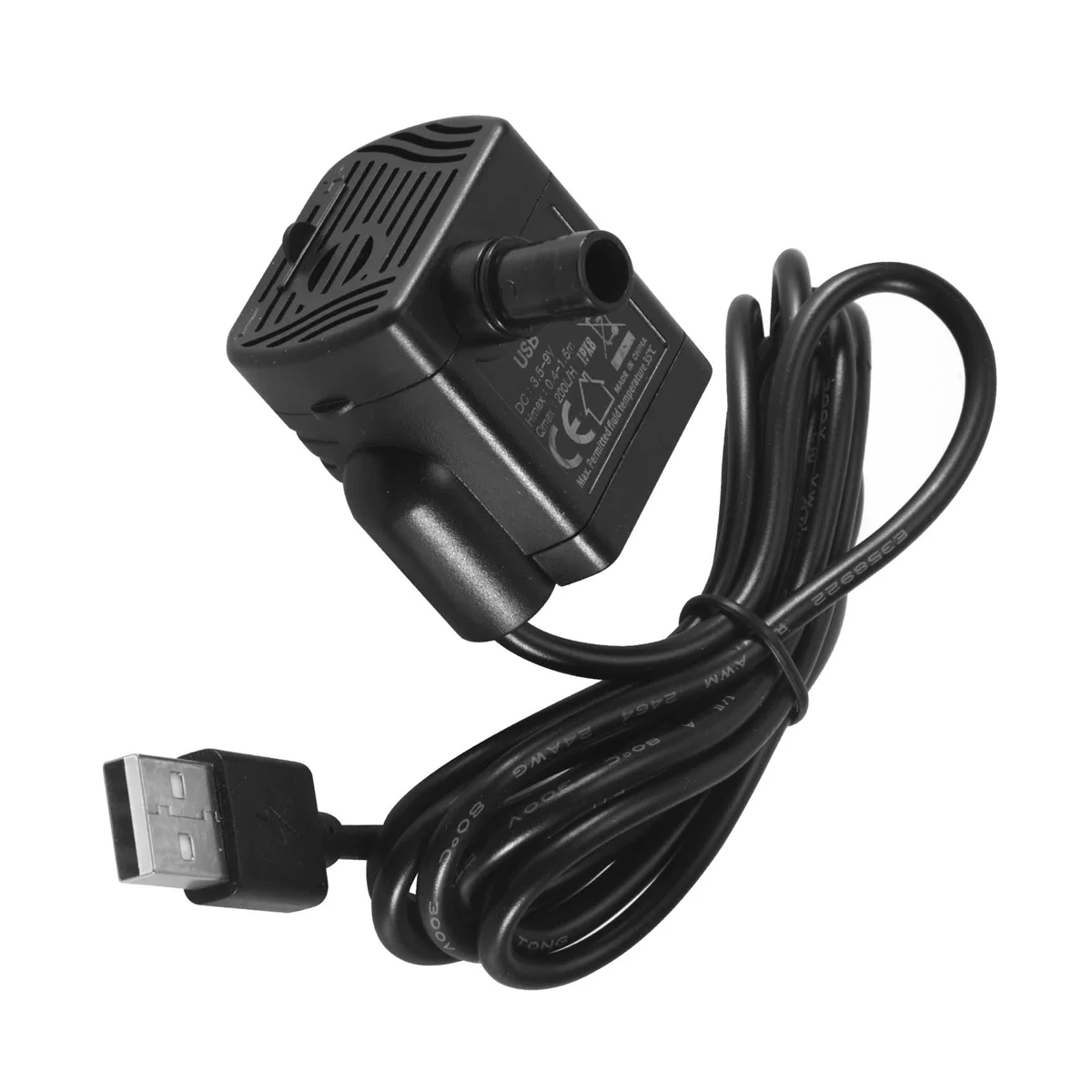 Ultra-Quiet Mini Brushless Usb Water Pump 5V 70Cm Submersible Founta