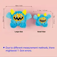 Cute Little Monster Stuffed Animal With a Sound Ball For Your Dog's Holiday Gift Factory Direct Sales 2