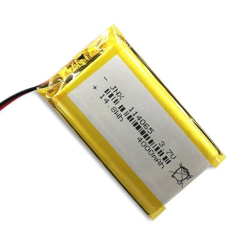 

Новая полимерная литиевая батарея 3,7 114065 в 4000 мАч большая емкость Bluetooth-динамик бритва инструмент для красоты мобильный аккумулятор