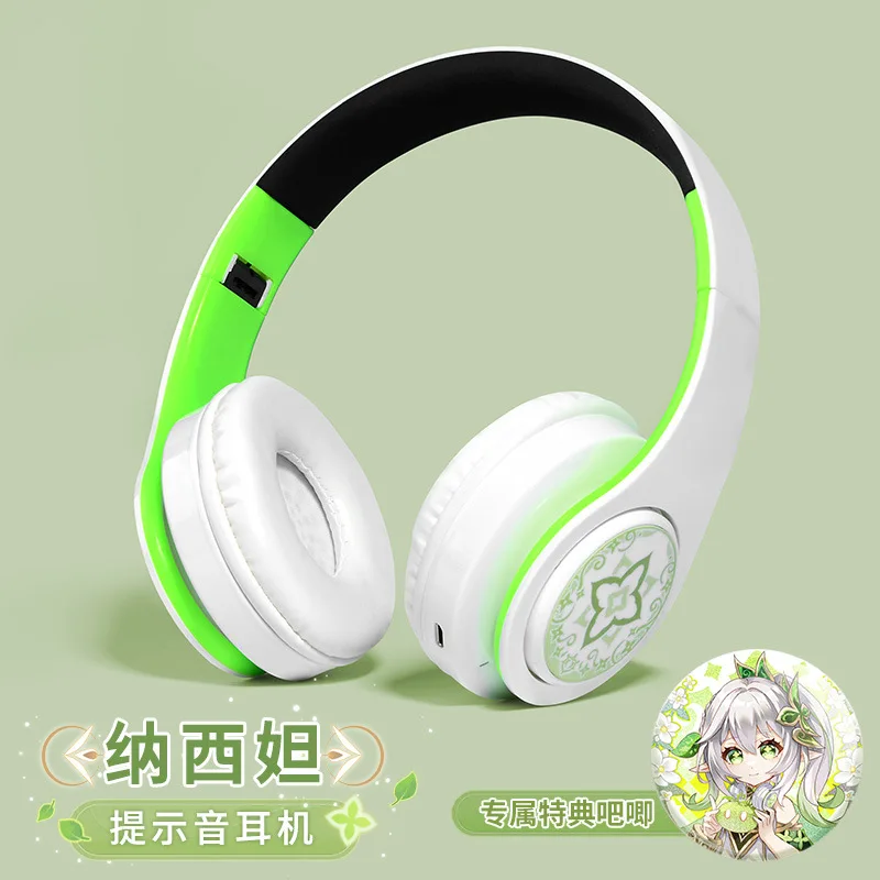 

Anime game Genshin Impact Wireless co-branded bluetooth headset Nahida Klee Hutao head-mounted linkage bluetooth headset