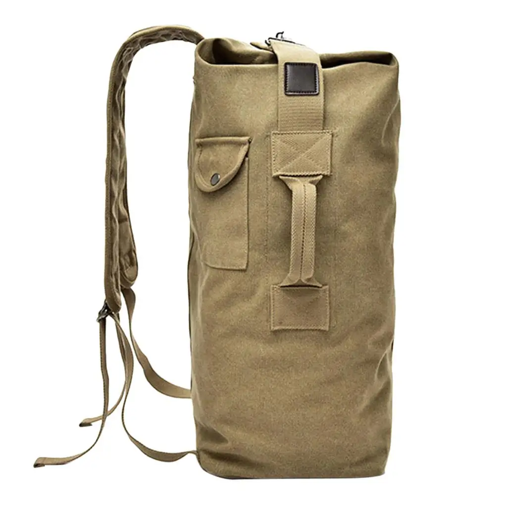 Travel Backpack Duffle Canvas Hiking Vintage Backpack Large Capacity