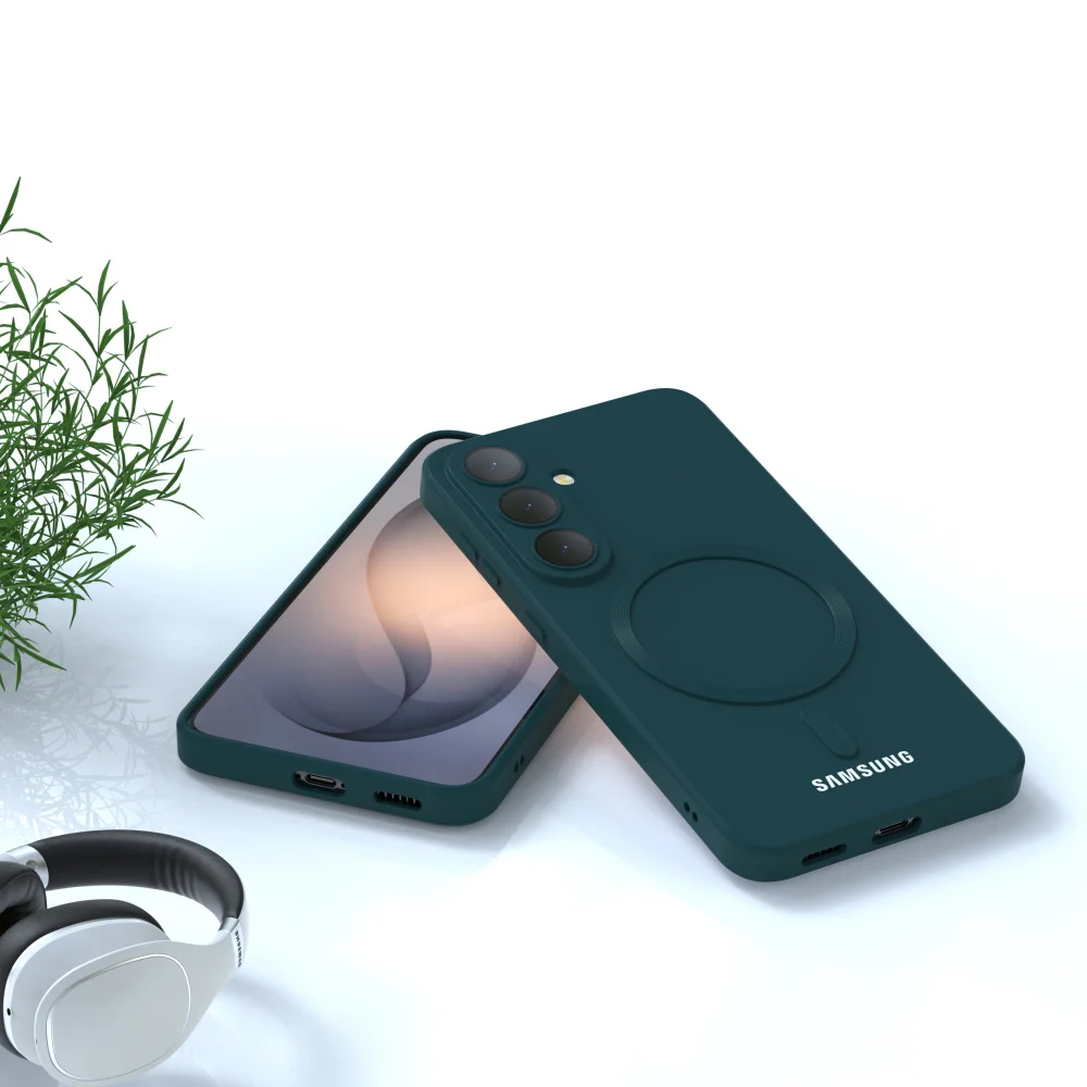 Magnetic Case For Samsung Galaxy S26 S25 S24 S23 S22 S21 FE Magsafe S26 Ultra shockproof Full coverage Liquid silicone gel cover