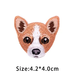 Adorable Puppy Dog Embroidered Patch for Kids' Clothing and Accessories (Corgi)