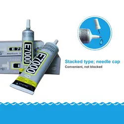 50/110ML Multipurpose Zhanlida DIY E-7000 Clear Contact Adhesive Fabric DIY Diamond Jewelry Glue With Precision Applicator Tip