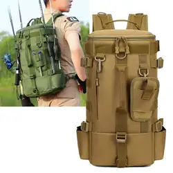 Ultimate Outdoor Multifunctional Fishing Backpack with Rod Holders (Style Khaki)