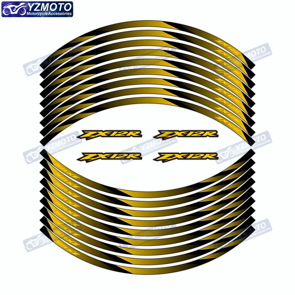 For Kawasaki ZX-12R ZX12R Motorcycle 17 Inch Front And Rear Wheel