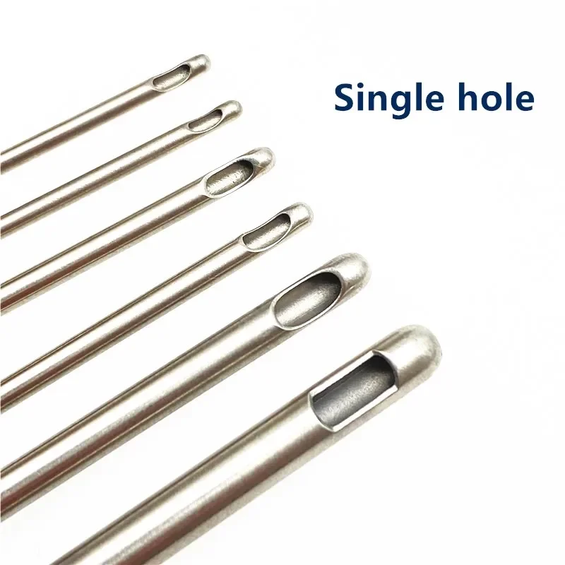 Single Hole Liposuction Cannula Facial Fat Harvesting Cannulas Fat Transfer needle tool