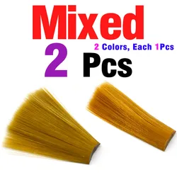 Fine Brown Nylon Tapered Floating Fly Tying Tail Fibers - 2 Pack (Mixed)