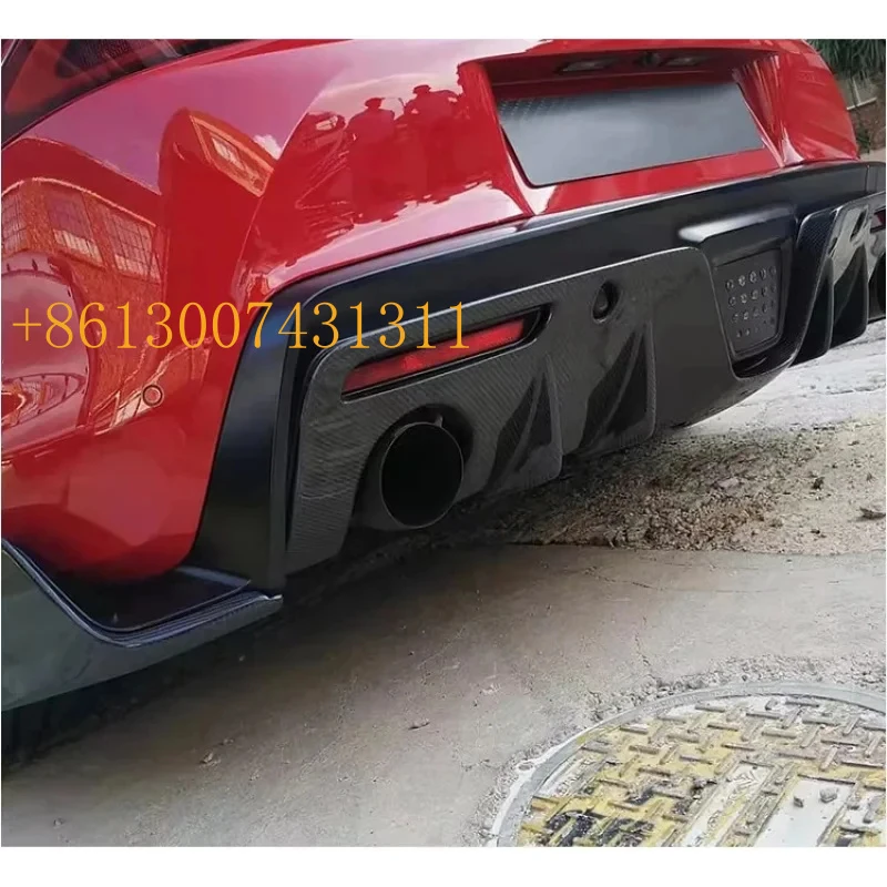 팩토리카 리어 디퓨저 A90 MK5 AG 스타일 바디 키트 리어 범퍼 립 2019+
